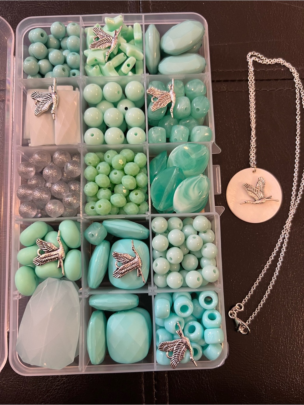 Craft Beads, SEA FOAM - NO MIST, Jewelry Supplies, loose bulk beads